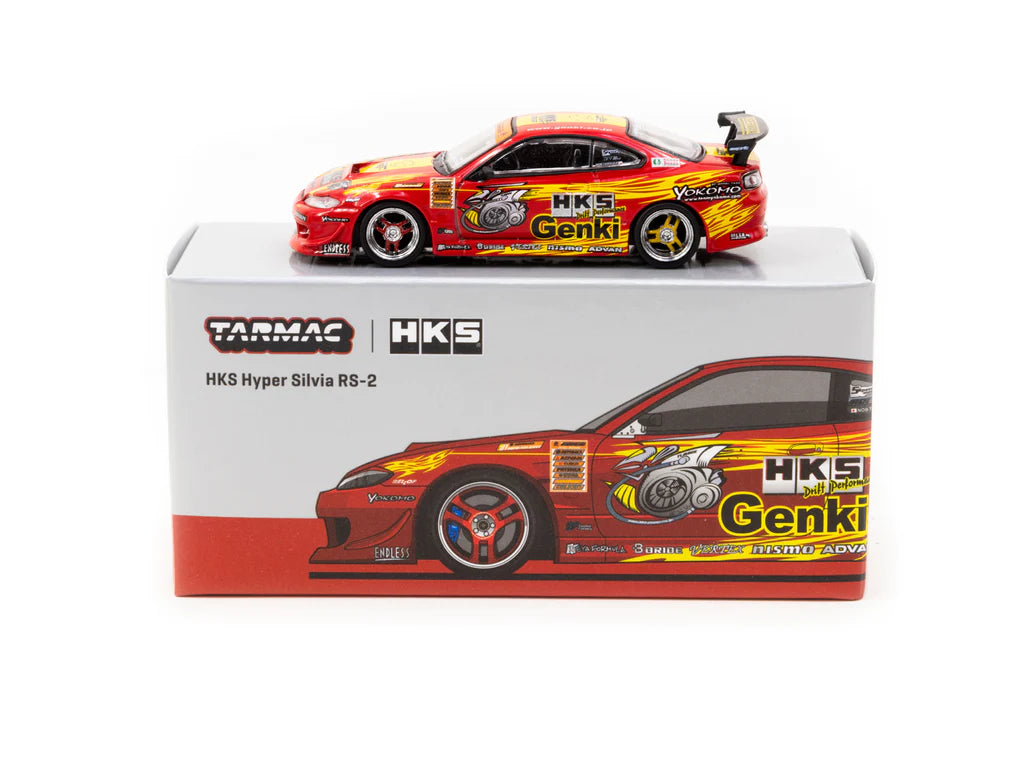 Tarmac Works 1:64 Nissan Silvia (S15) HKS Hyper RS-2 – Model