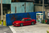 Tarmac Works 1:64 Nissan Silvia (S13) VERTEX in Red Metallic