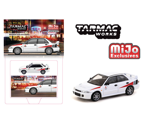 *PREORDER* Tarmac Works 1/64 Mitsubishi Lancer GSR Evolution III in White