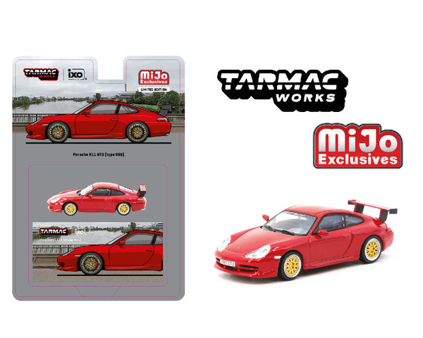*PREORDER* Tarmac Works 1:64 Tarmac Works 1:64 Porsche 911 GT3 (Type 996) in Red