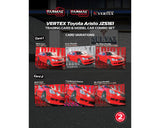 *PREORDER* Tarmac Works 1:64 VERTEX Toyota Aristo (JZS161) in Red with Trading Card!