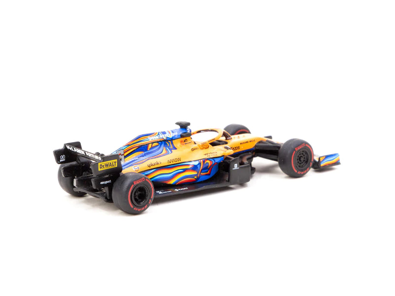 Tarmac Works 1:64 McLaren MCL35M, Abu Dhabi Grand Prix 2021, Daniel Ricciardo