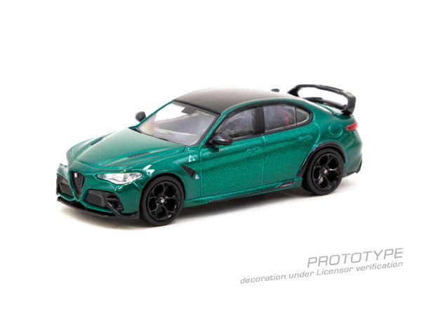 Tarmac Works 1:64 Alfa Romeo Giulia GTAm in Green Metallic