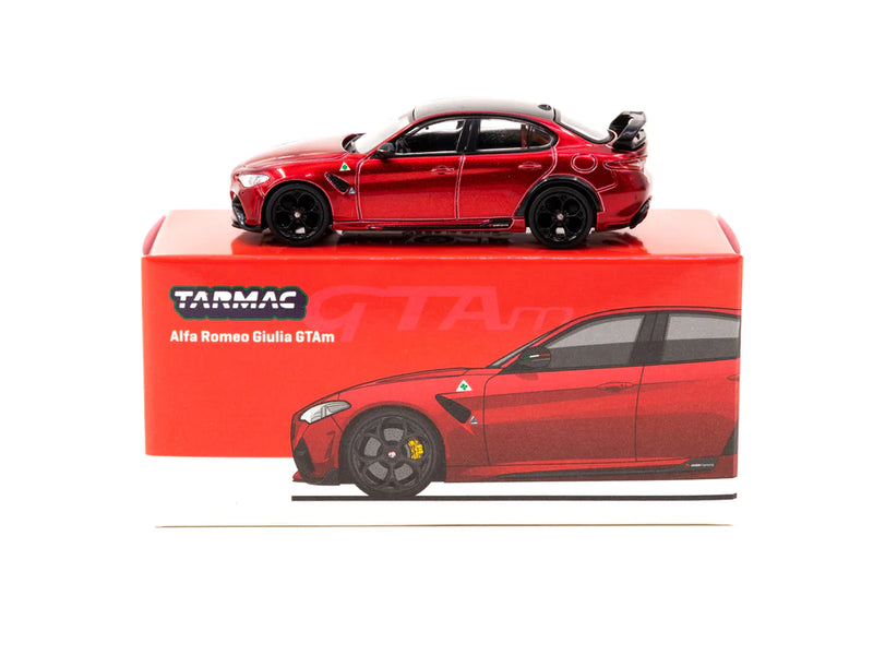 Tarmac Works 1:64 Alfa Romeo Giulia GTAm in Red Metallic
