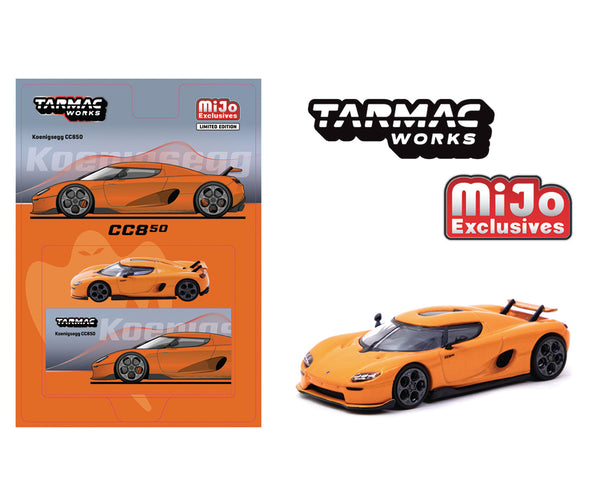 *PREORDER* Tarmac Works 1:64 Koenigsegg CC850 in Orange