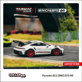 Tarmac Works 1:64 Porsche 911 (992) GT3 RS in White / Red