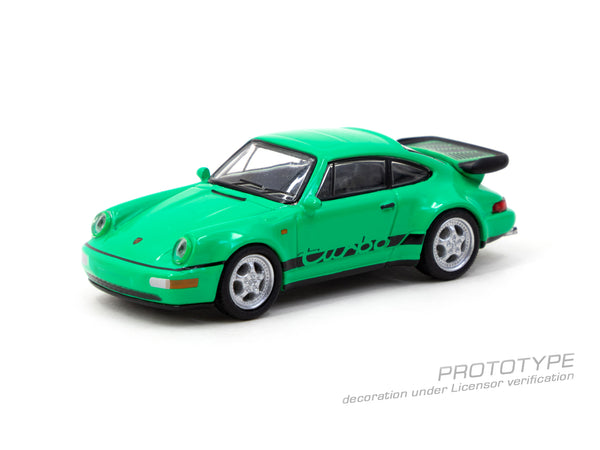 Tarmac Works 1:64 Porsche 911 Turbo in Green