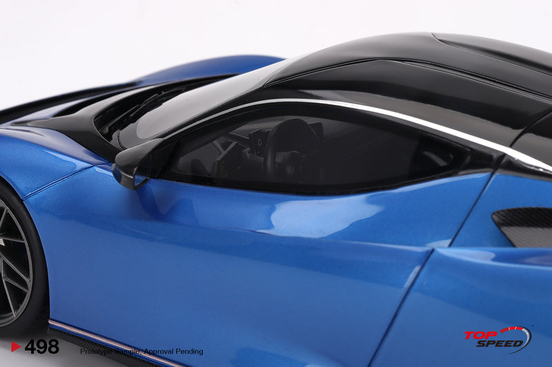 TopSpeed Models 1:18 Automobili Pininfarina Battista Geneva World Premiere 2019 Edition Iconica Blu