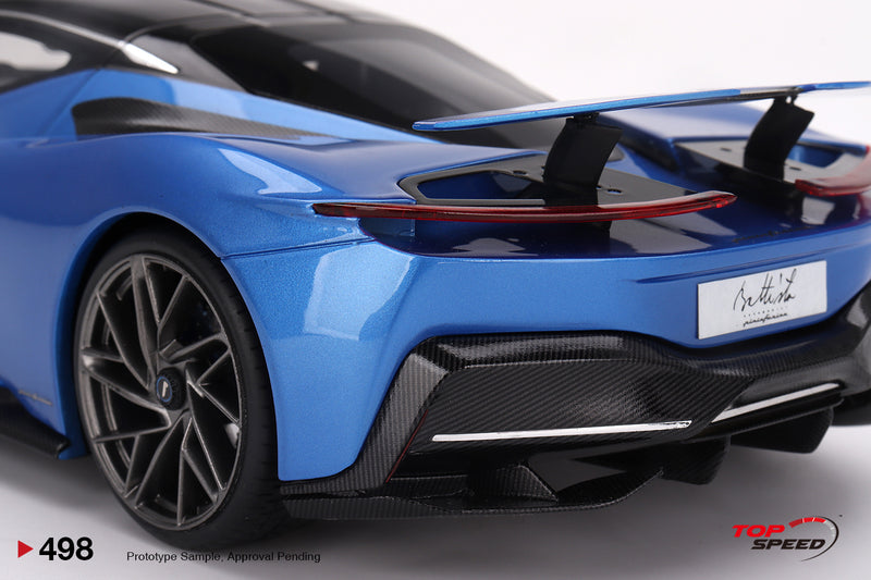 TopSpeed Models 1:18 Automobili Pininfarina Battista Geneva World Premiere 2019 Edition Iconica Blu