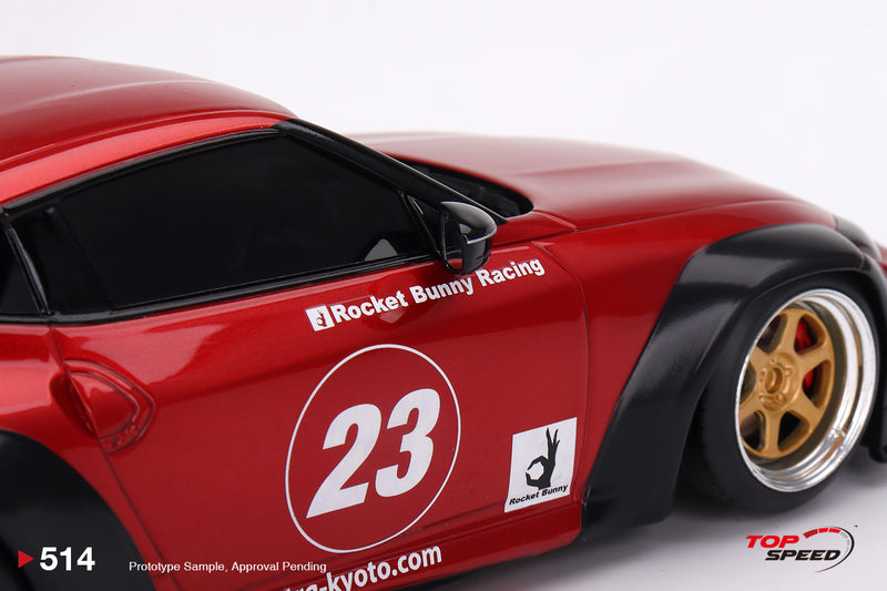 TopSpeed Models 1:18 Nissan Z (RHD) PANDEM Widebody in Passion Red