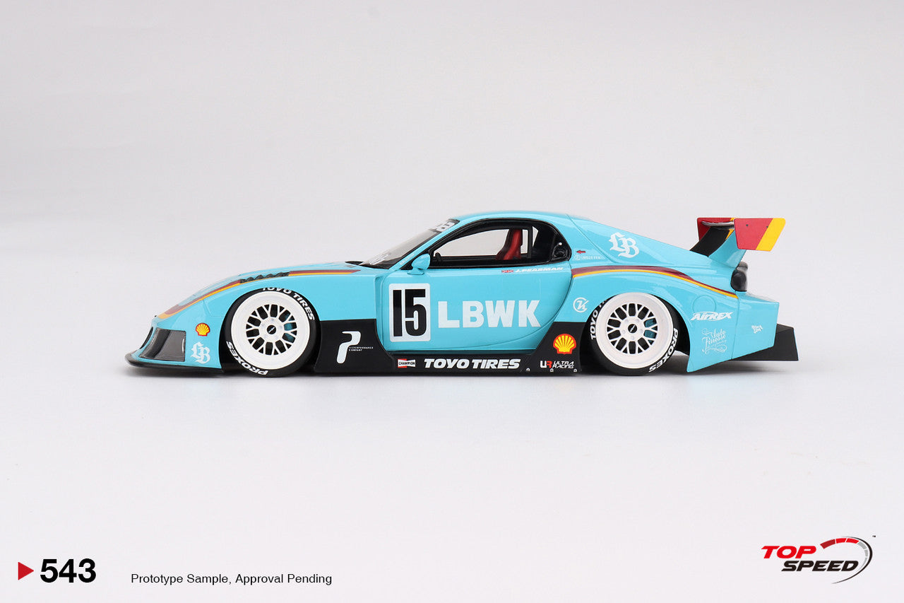 TopSpeed Models 1:18 Mazda RX-7 LB-Super Silhouette Liberty Walk