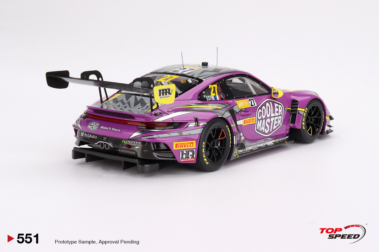 TopSpeed Models 1:18 Porsche 911 GT3 R #27 HubAuto Racing