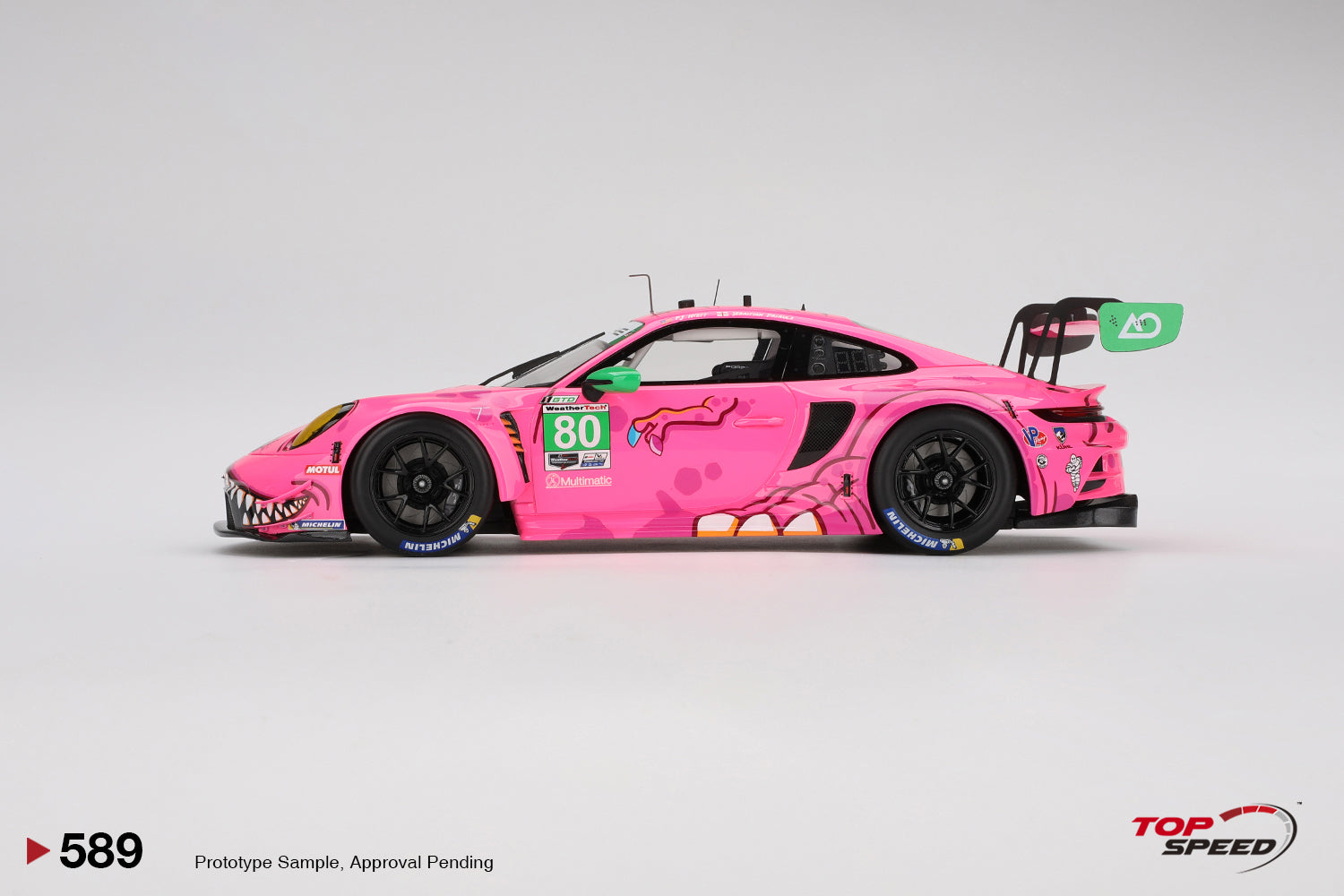 1/43 ポルシェ 911 GT3 R AO ROXY Racing 2024 Porsche 911 GT3 R AO RACING “ROXY” #77 Andlauer