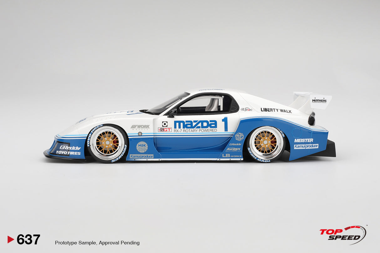 *PREORDER* Top Speed Models 1:18 Mazda RX-7 LB-Super Silhouette IMSA