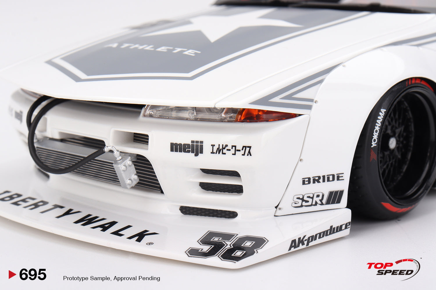 PREORDER* Top Speed Models 1:18 LBWK Nissan GT-R32 Kaido Works TAS