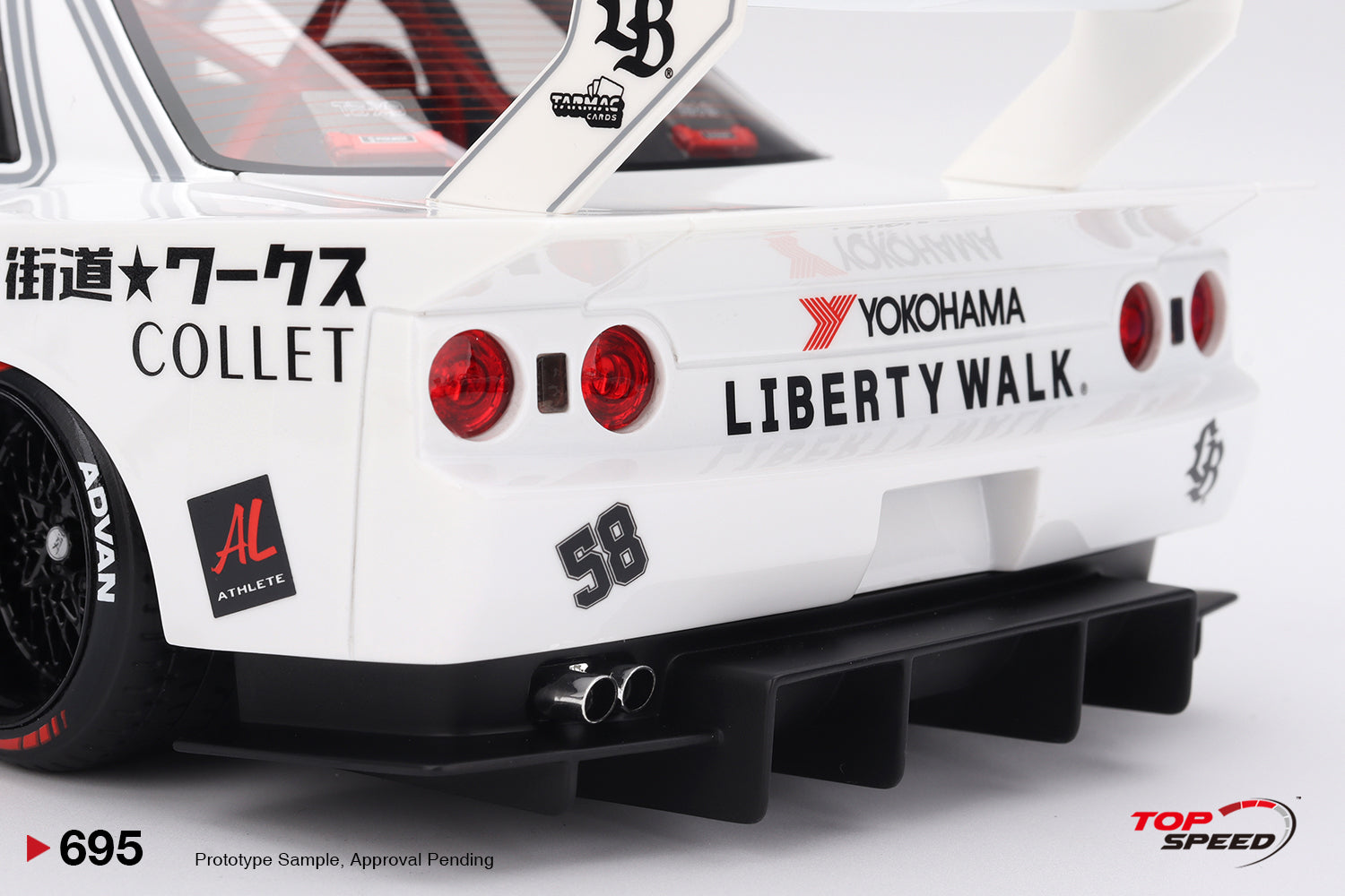 PREORDER* Top Speed Models 1:18 LBWK Nissan GT-R32 Kaido Works TAS