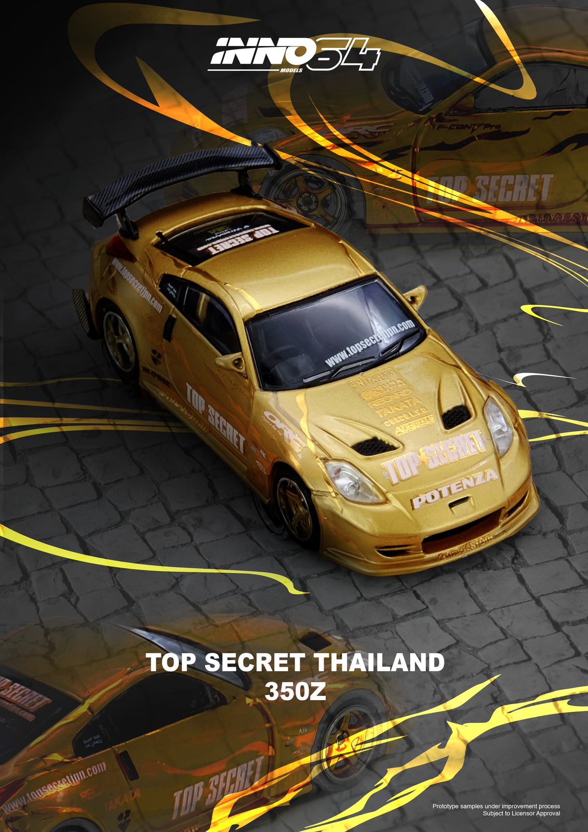 *PREORDER* INNO64 1:64 Nissan 350Z (Z33) Top Secret Thailand Edition