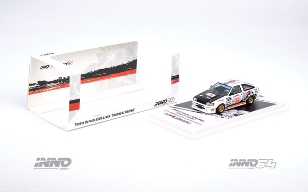 INNO64 1/64 Toyota Corolla AE86 Levin "TRACKERS RACING" Malaysia Special Event Edition