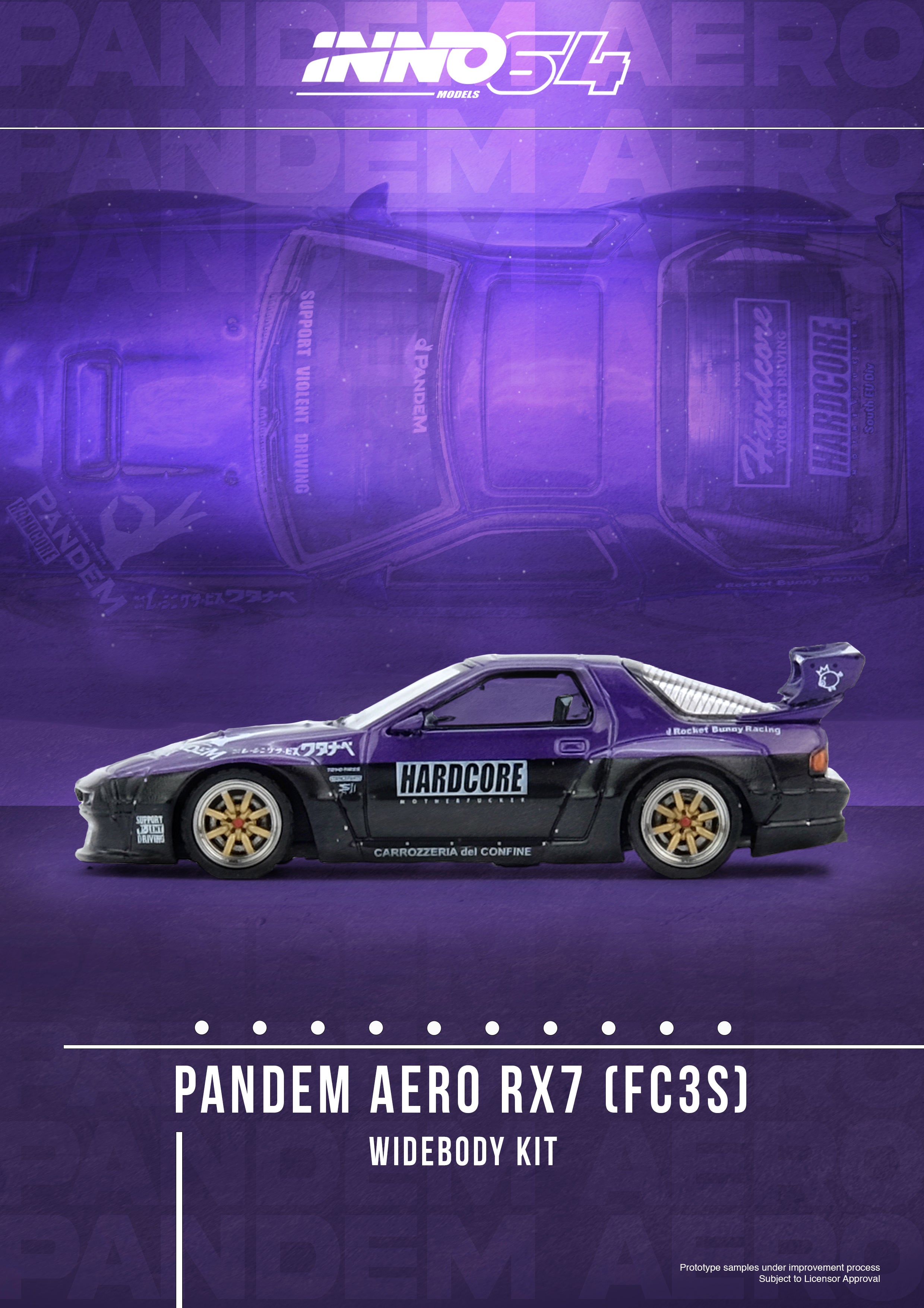 PREORDER* INNO64 1:64 Mazda RX-7 (FC3S) 