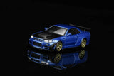 *PREORDER* MotorHelix 1:64 Nissan Skyline GT-R (R34) Customized Version in Bayside Blue