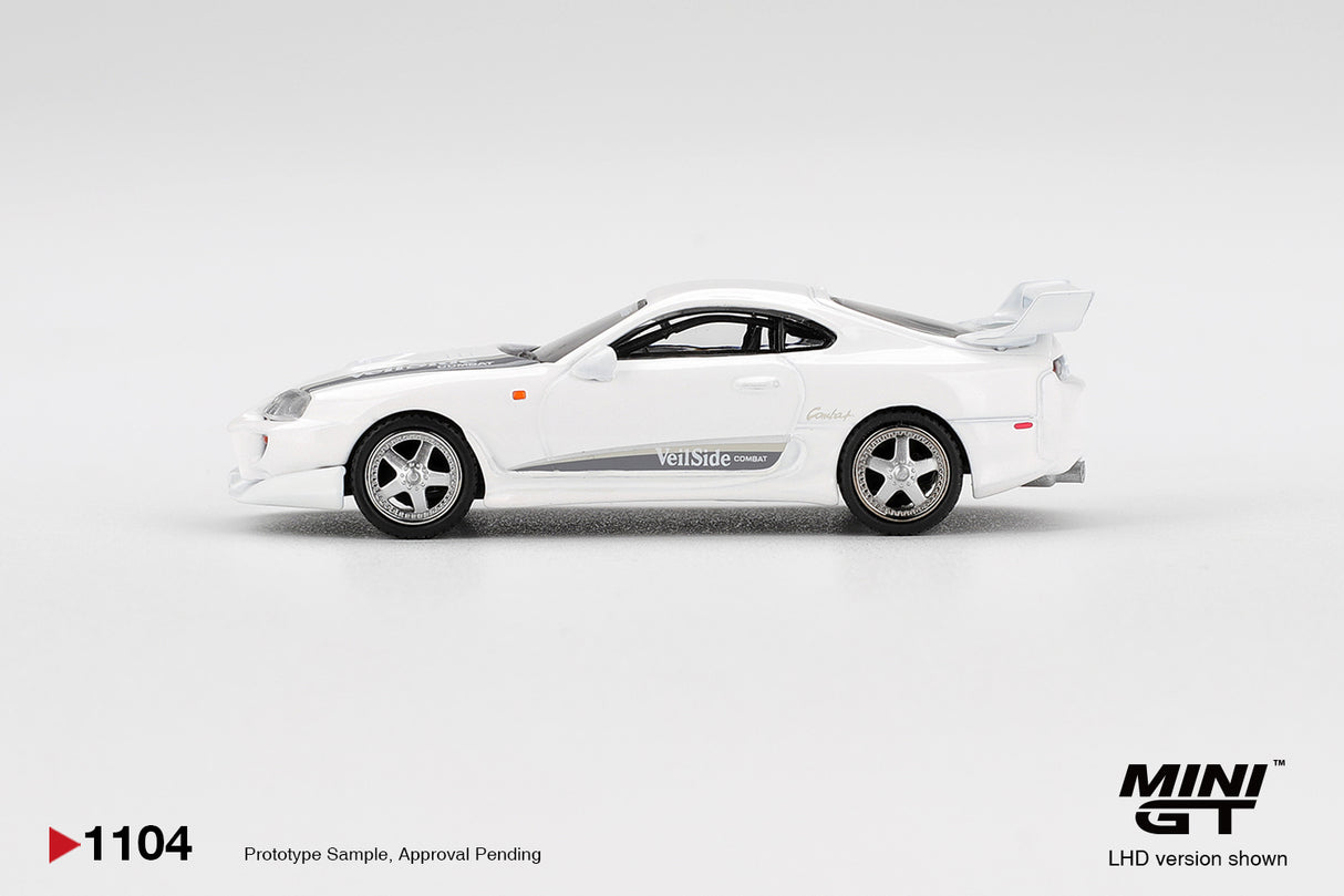 *PREORDER* MINI GT 1:64 Toyota Supra VeilSide Combat V-I in White