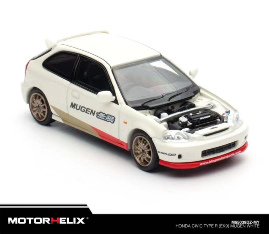 Honda Civic Type R EK9 ホワイト ミニカー Majorette Honda Civic Type R EK9 Japan Series White Manga