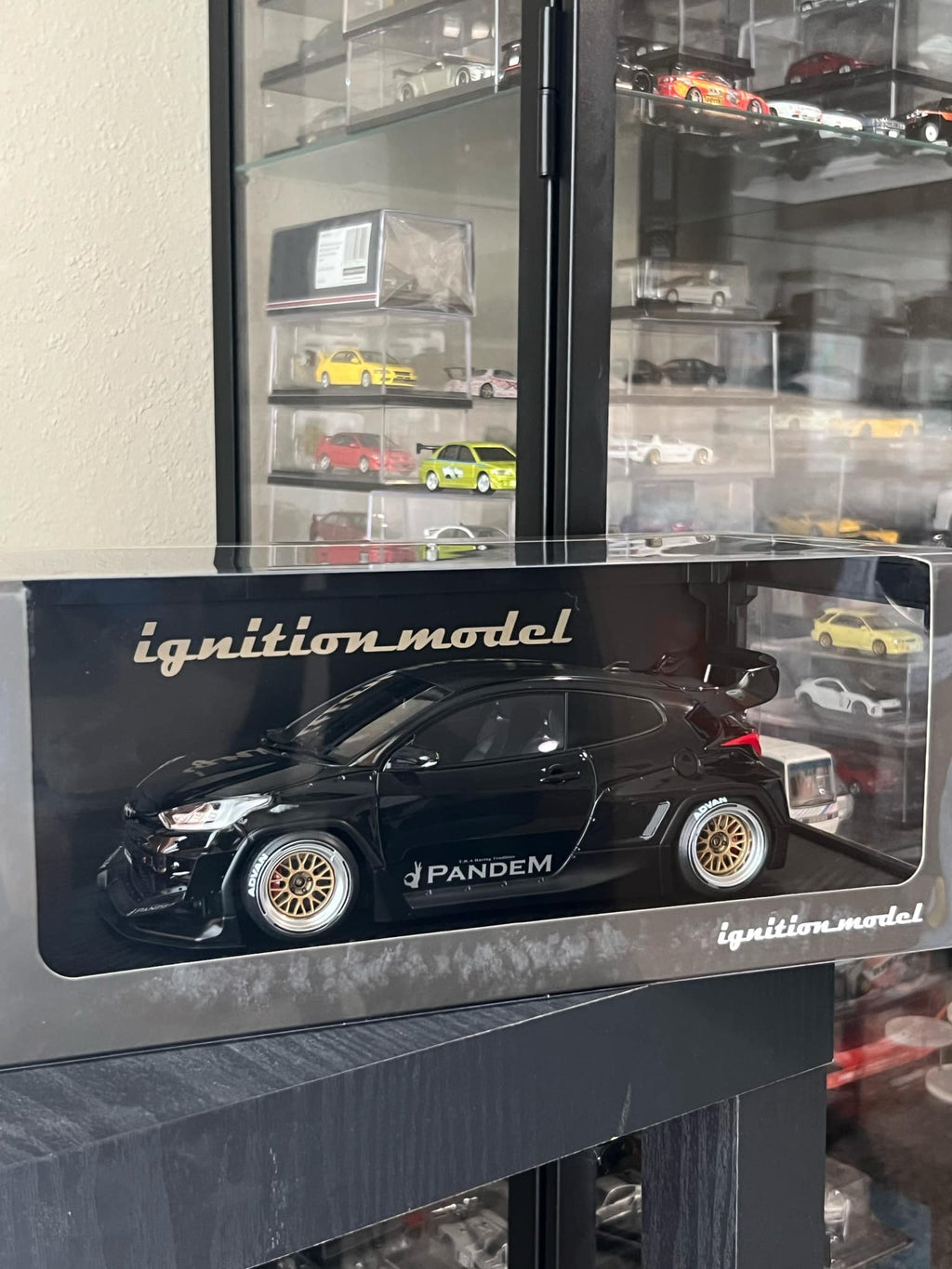 1/18 Ignition Model Toyota PANDEM GR YARIS (4BA) Silver With