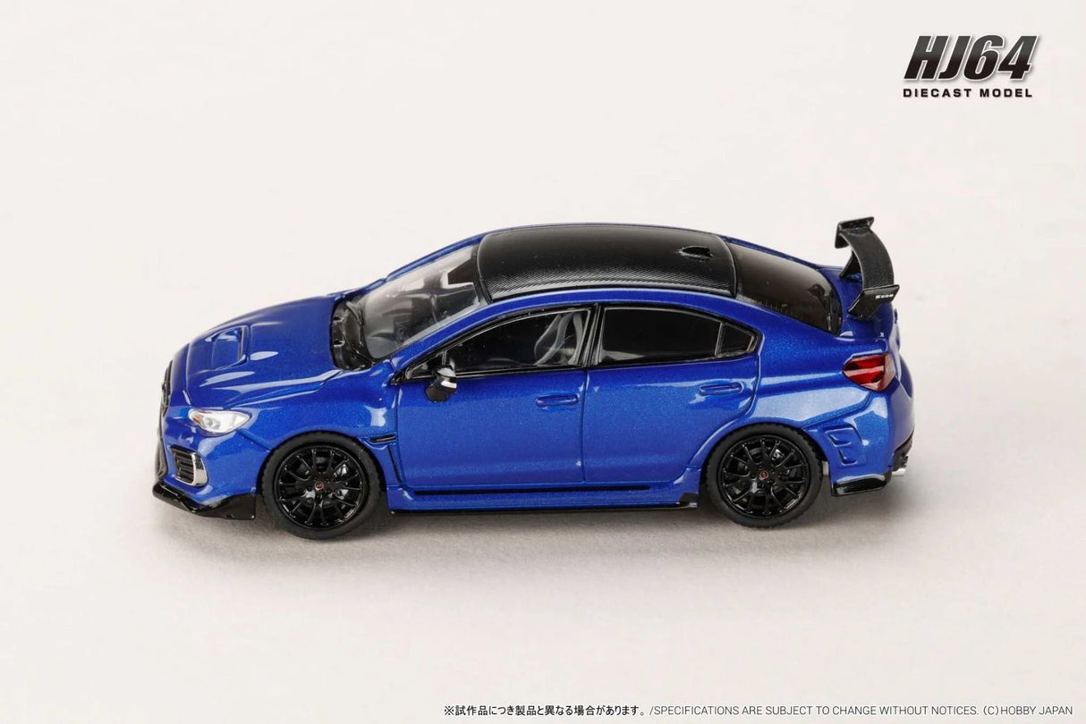 *PREORDER* Hobby Japan 1:64 SUBARU S208 NBR CHALLENGE PACKAGE in WR Blue Pearl