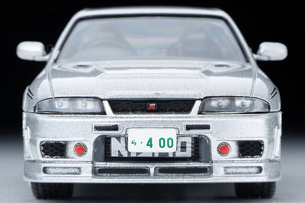 TomyTec 1:64 Nissan Skyline R33 NISMO 400R Tsugio Matsuda Edition in Silver