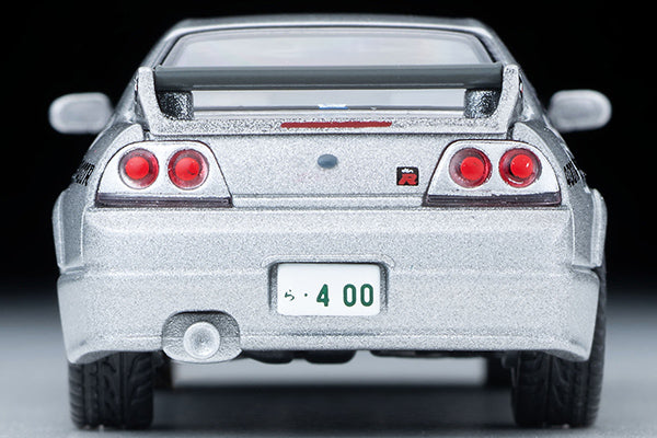 TomyTec 1:64 Nissan Skyline R33 NISMO 400R Tsugio Matsuda Edition in Silver