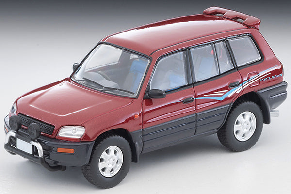 PREORDER* TomyTec 1:64 Toyota RAV4 1995 in Wine and Gray – Model