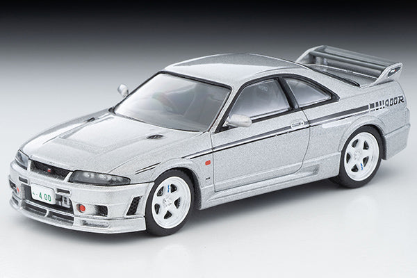 TomyTec 1:64 Nissan Skyline R33 NISMO 400R Tsugio Matsuda Edition in Silver