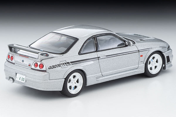 TomyTec 1:64 Nissan Skyline R33 NISMO 400R Tsugio Matsuda Edition in Silver