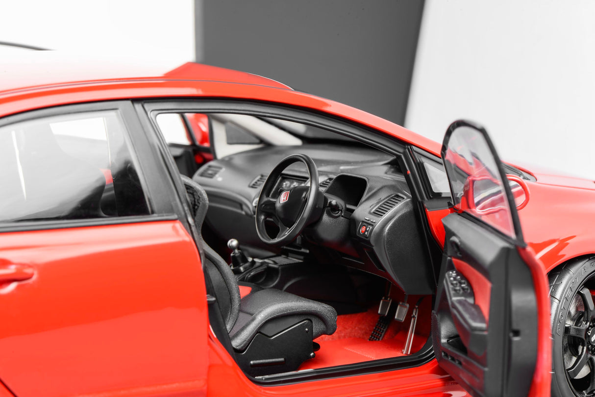 *PREORDER* MotorHelix 1:18 Honda Civic Type-R (FD2) MUGEN RR in Milano Red
