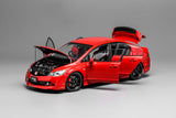 *PREORDER* MotorHelix 1:18 Honda Civic Type-R (FD2) MUGEN RR in Milano Red