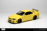 *PREORDER* MotorHelix 1:18 Nissan Skyline GT-R (R34) Customized Version in Yellow