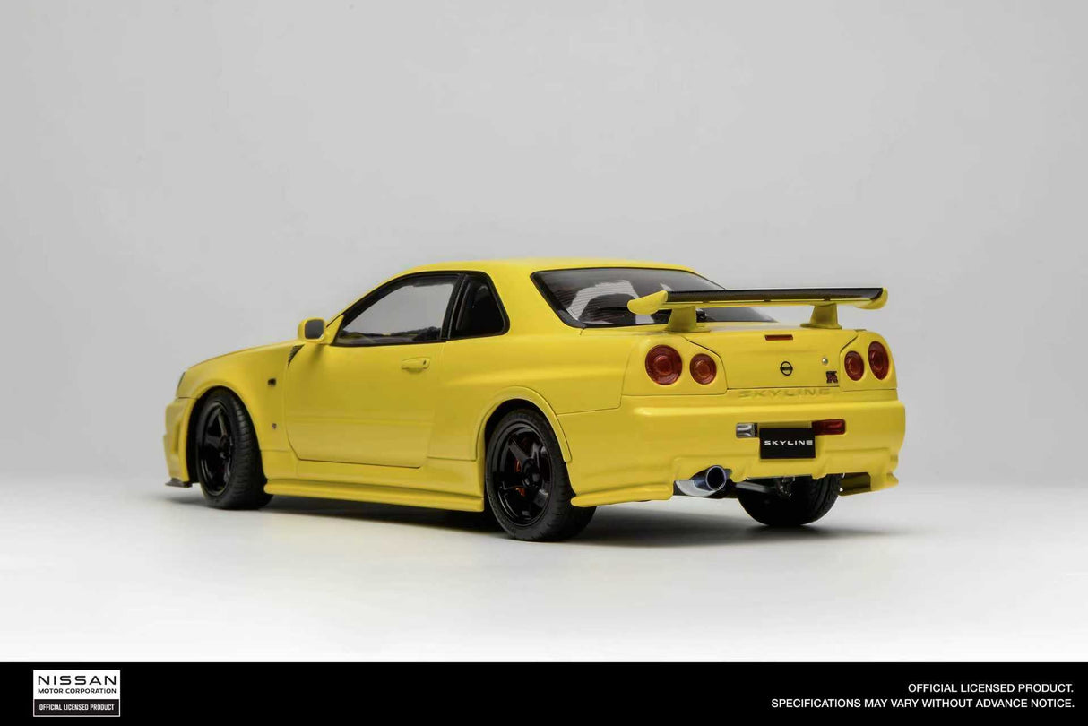 *PREORDER* MotorHelix 1:18 Nissan Skyline GT-R (R34) Customized Version in Yellow