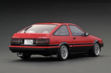Ignition Model 1:18 Toyota Sprinter Trueno 3Dr GT Apex (AE86) Red/Black with Mr. Orido Figure