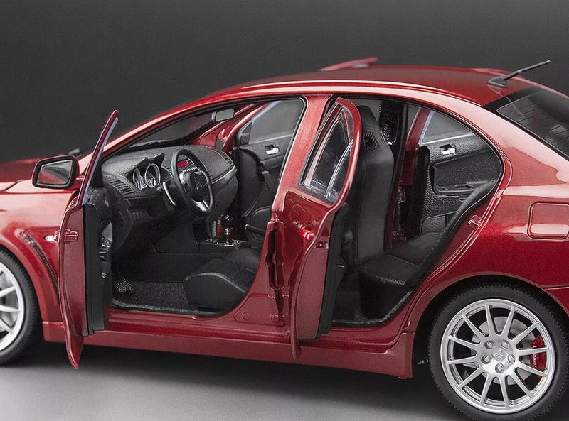 Sun Star 1:18 Mitsubishi Lancer Evolution X in Red Metallic