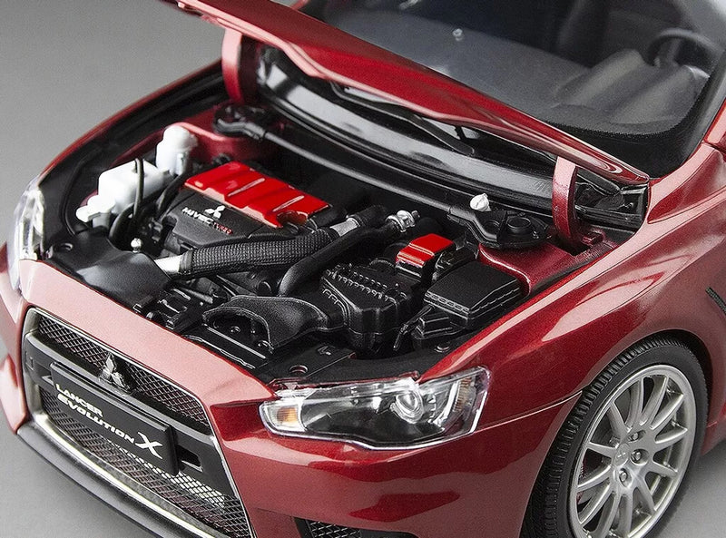 Sun Star 1:18 Mitsubishi Lancer Evolution X in Red Metallic