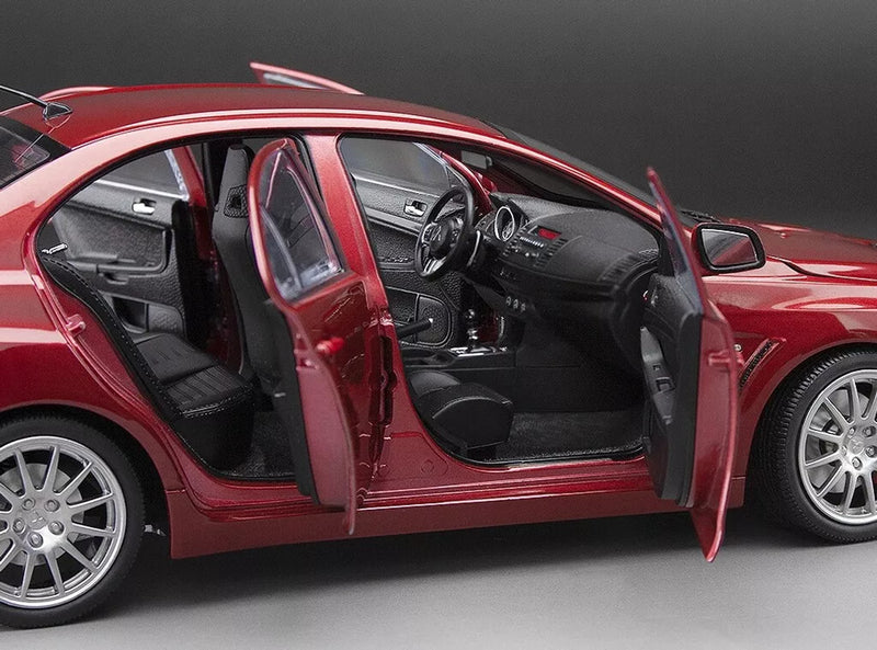 Sun Star 1:18 Mitsubishi Lancer Evolution X in Red Metallic