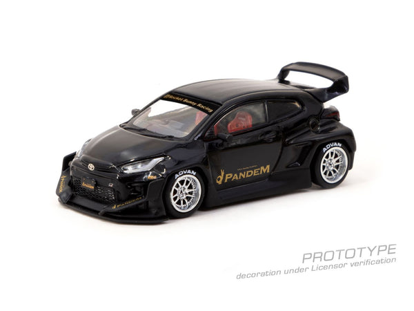 *PREORDER* Tarmac Works 1/64 Toyota GR Yaris Pandem in Black