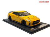 *PREORDER* One Model 1:18 Nissan GT-R R35 Special Custom Edition in Amber Yellow