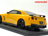 *PREORDER* One Model 1:18 Nissan GT-R R35 Special Custom Edition in Amber Yellow