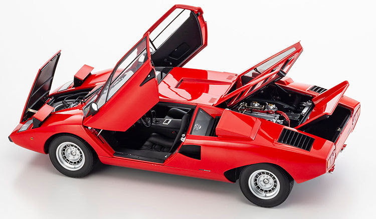 Kyosho 1:12 Lamborghini Countach LP400 in Red