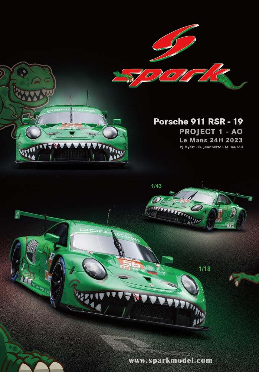 【SPARK】Porsche 911RSR Coca Cora Le Mans SPARKY x TINY 1/64 PORSCHE 911 RSR 2019 COCA-COLA #911 #912