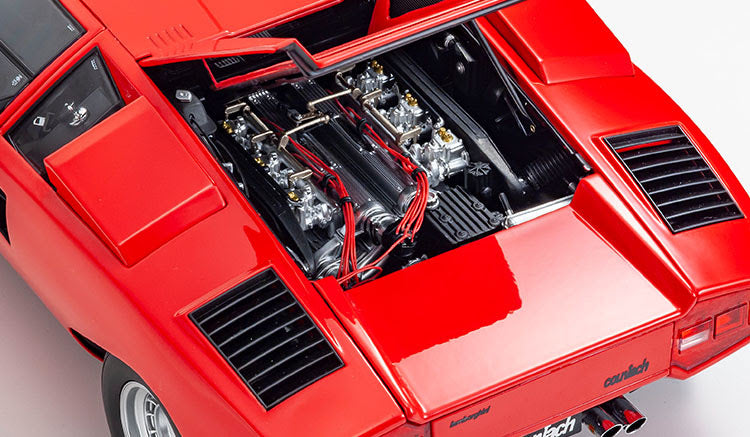 Kyosho 1:12 Lamborghini Countach LP400 in Red