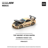 Pop Race 1:64 Toyota Supra (JZA80) TOP SECRET in Chrome Gold