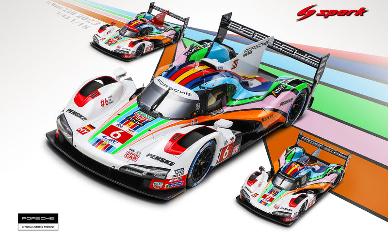 Spark Models 1:43 Porsche 963 No.75 PORSCHE PENSKE MOTORSPORT Le Mans 24H 2023 F. Nasr - M. Jaminet - N. Tandy