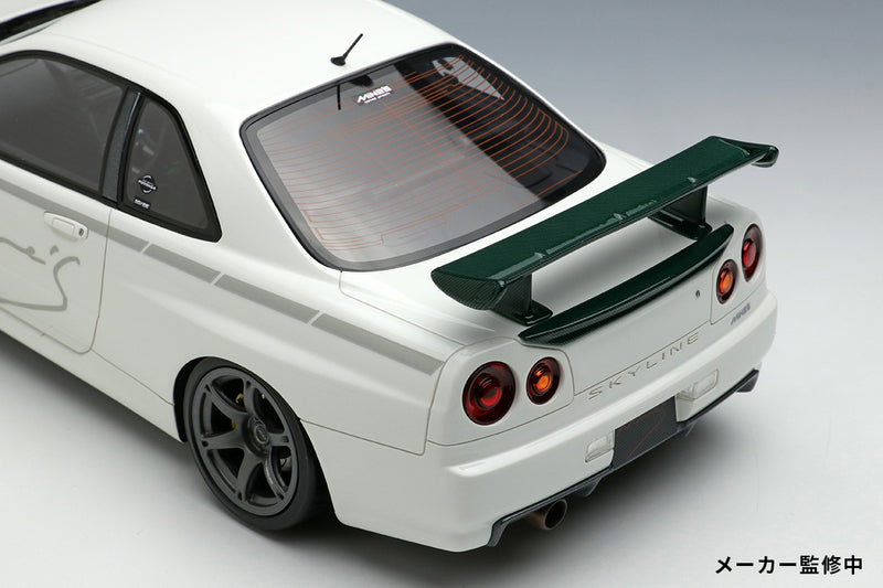 Make Up Co., Ltd / IDEA 1:18 Nissan Skyline GT-R (BNR34) Mine's V-spec N1 2021 (RAYS Wheel)